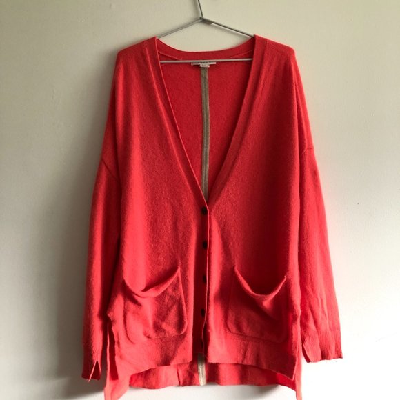 100% cashmere coral cardigan by Duffy - M/L - Picture 5 of 15